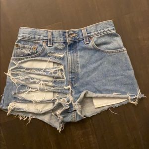 Custom Levi Shorts